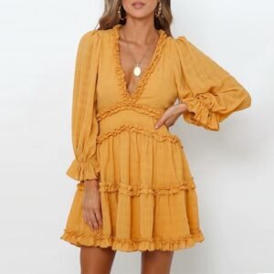 Sexy long sleeve dress