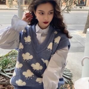 Small Cloud Sweater Knit Vest